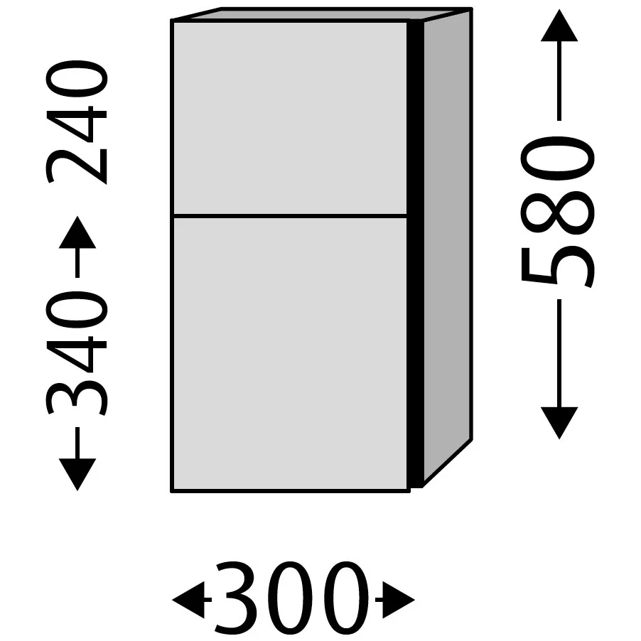 Sanipa 3way Unterschrank 30 cm, 2 Auszüge Bild 4