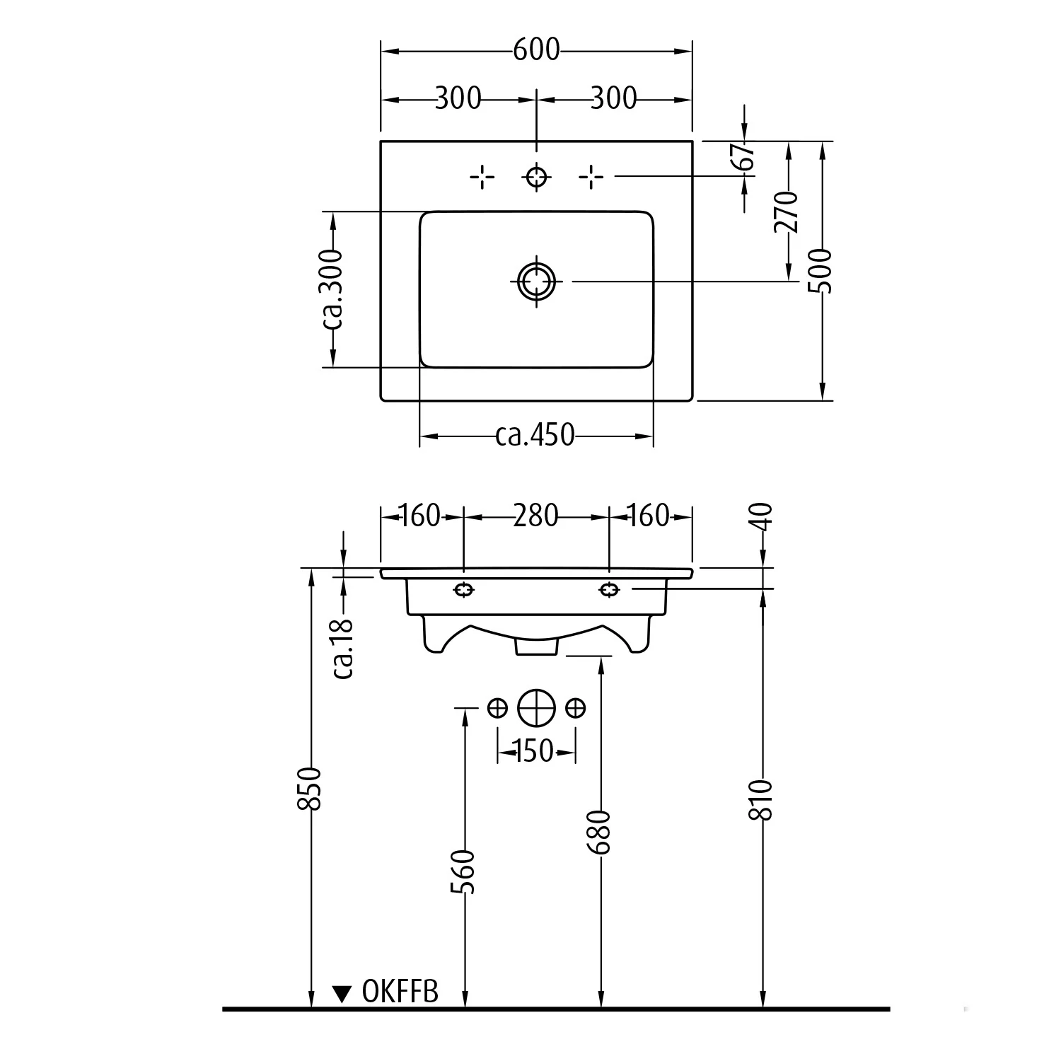 Villeroy & Boch Venticello Waschtisch mit Sanipa 3way Unterschrank 60 cm Bild 5