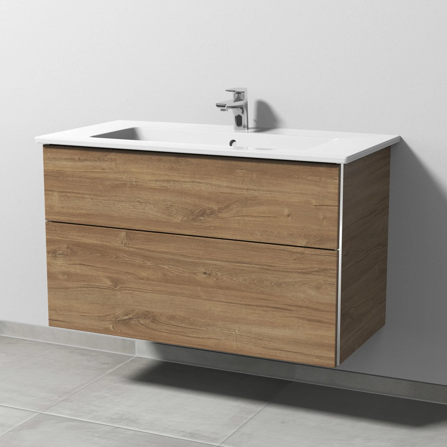 Villeroy & Boch Venticello Waschtisch mit Sanipa 3way Unterschrank 100 cm