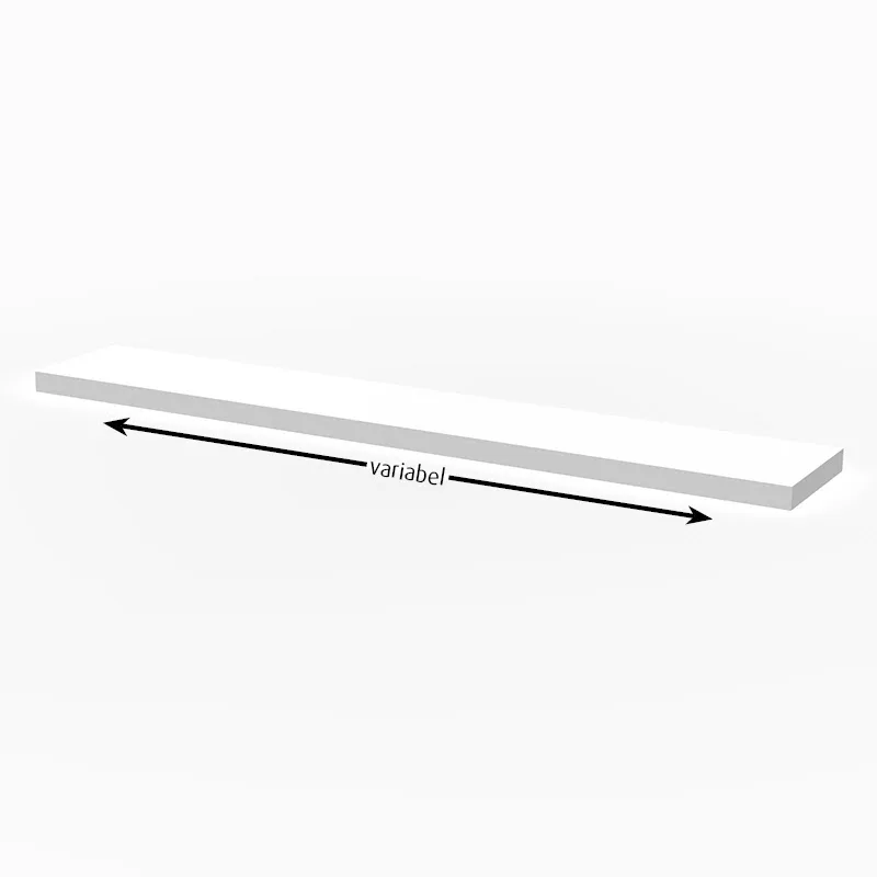 Sanipa Cubes Ablagekonsole 150,1 - 160 cm, Sondermaß