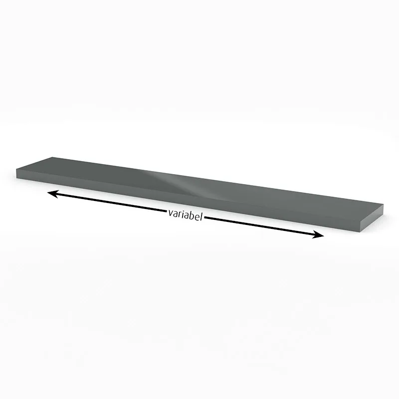 Sanipa Cubes Ablagekonsole 190,1 - 200 cm, Sondermaß