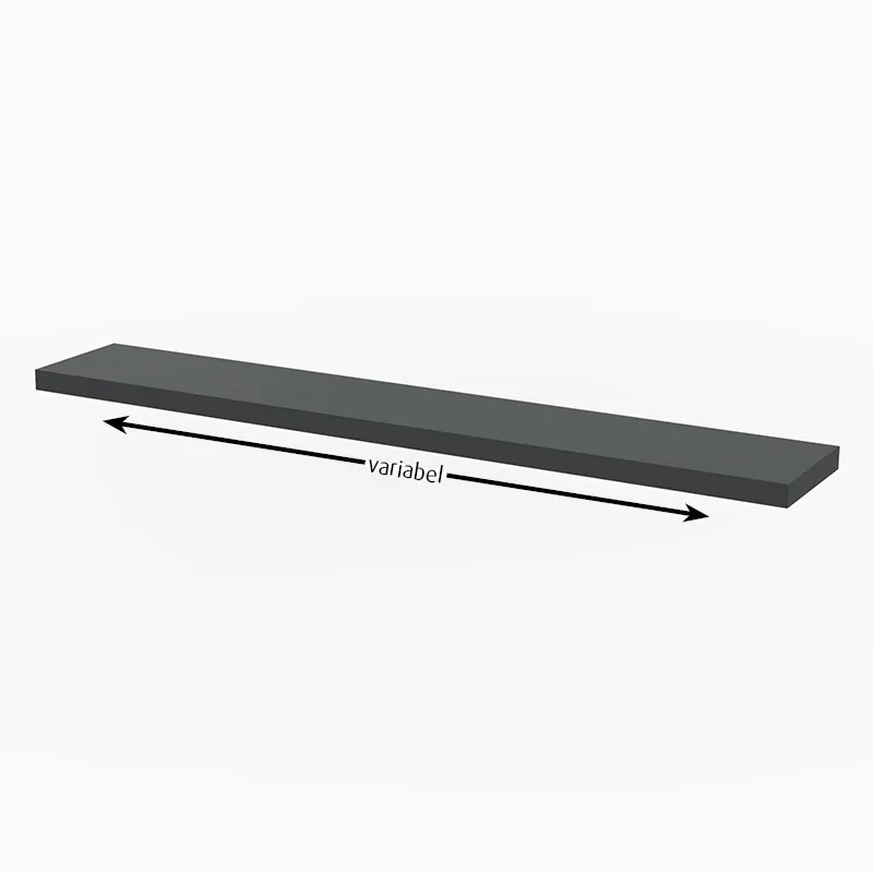 Sanipa Cubes Ablagekonsole 70,1 - 80 cm, Sondermaß