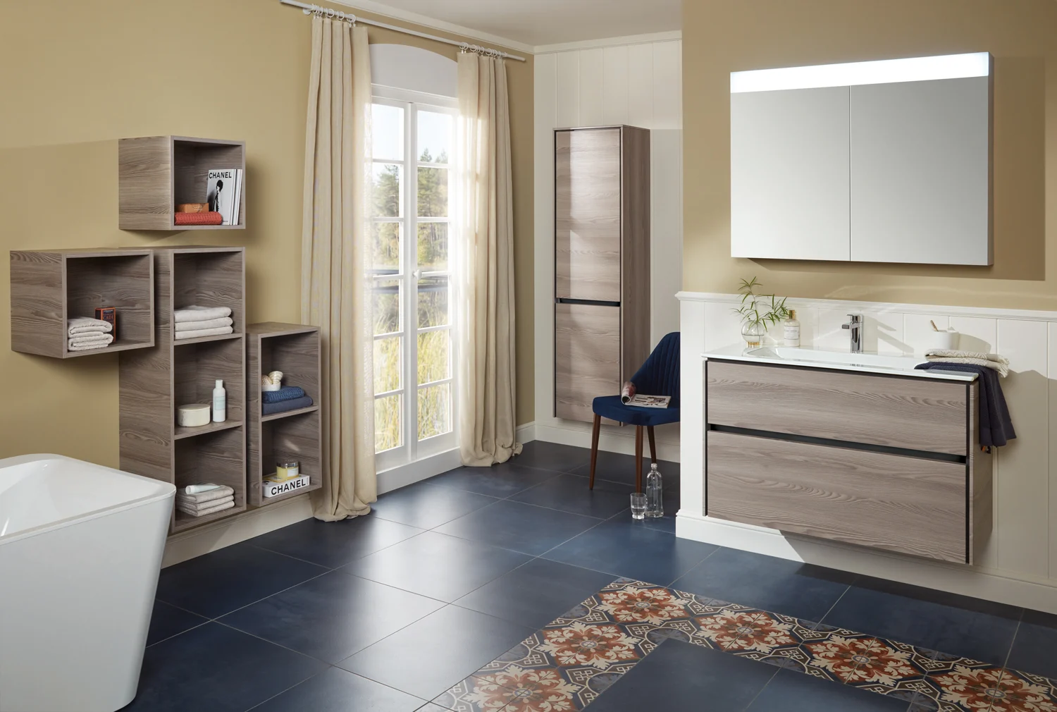 Sanipa Cubes Regalmodul offen 35 x 70 x 32,8 cm Bild 3