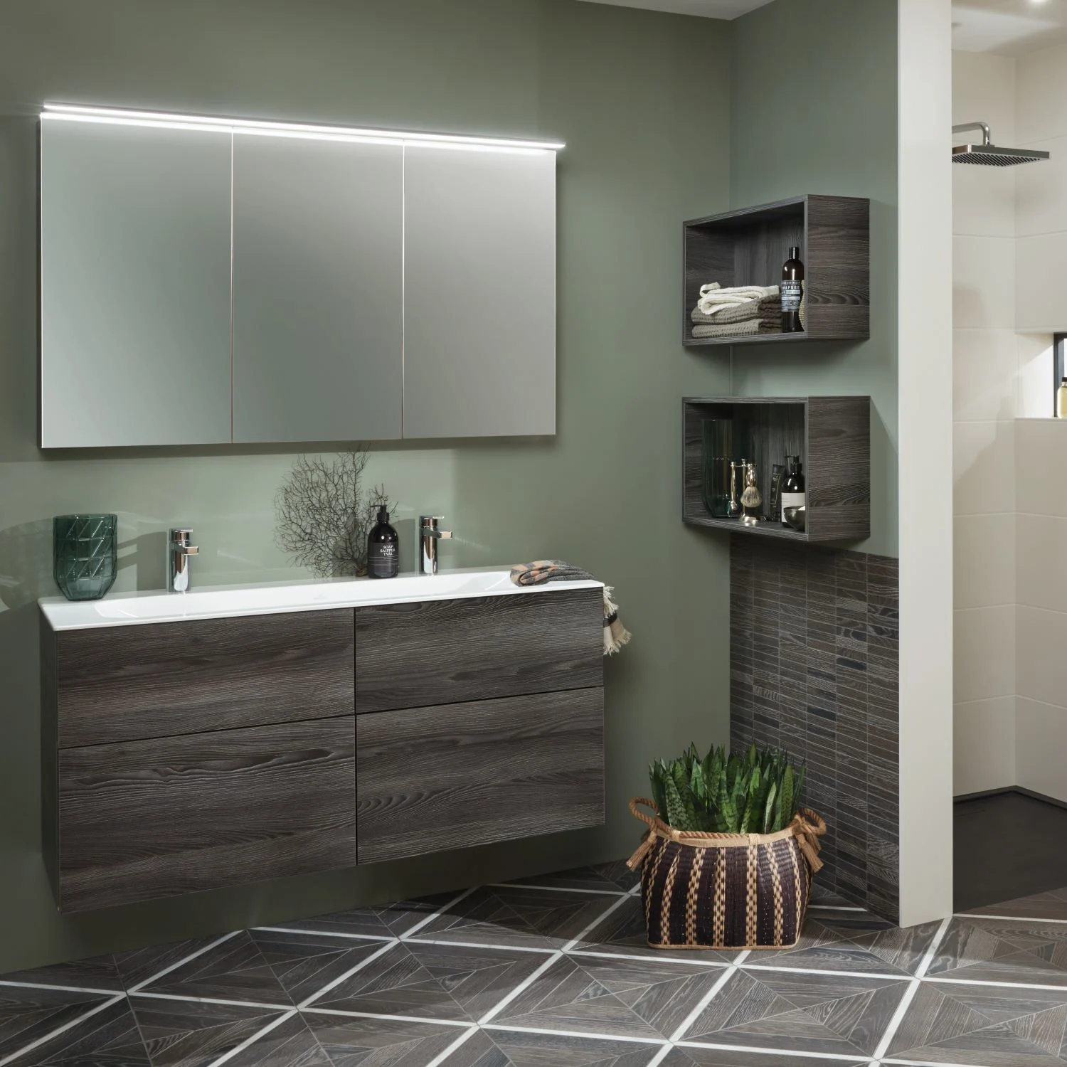 Sanipa Cubes Regalmodul offen 35 x 70 x 18 cm Bild 3