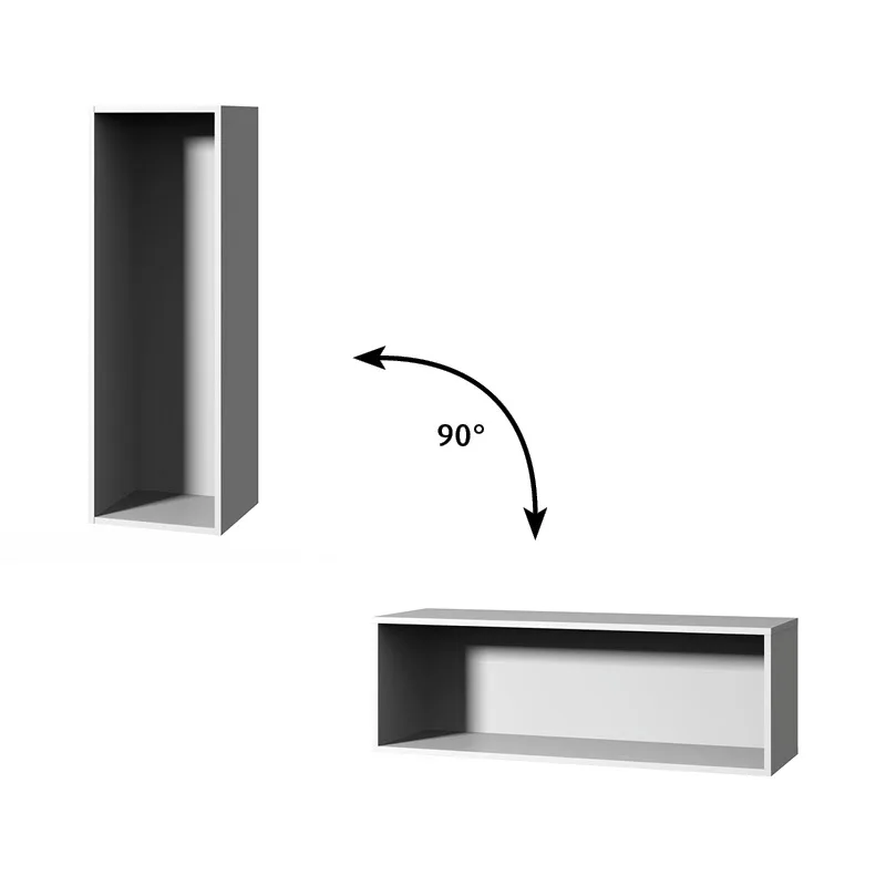 Sanipa Cubes Regalmodul offen 35 x 105 x 32,8 cm Bild 2