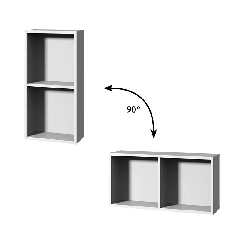 Sanipa Cubes Regalmodul offen 35 x 70 x 18 cm mit 2 Fächer Bild 2