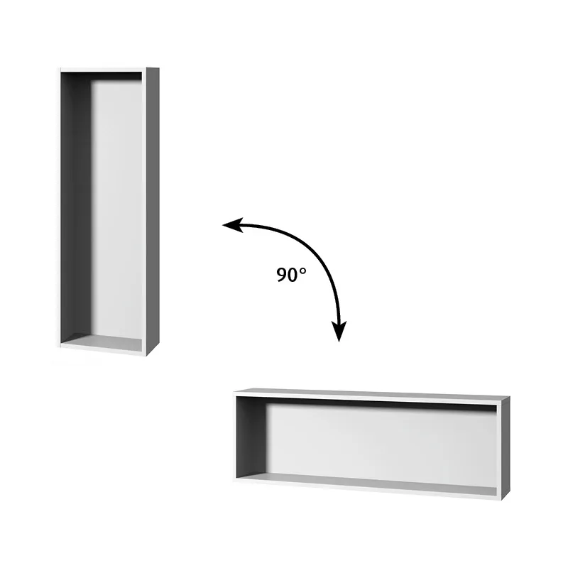 Sanipa Cubes Regalmodul offen 35 x 105 x 18 cm Bild 2