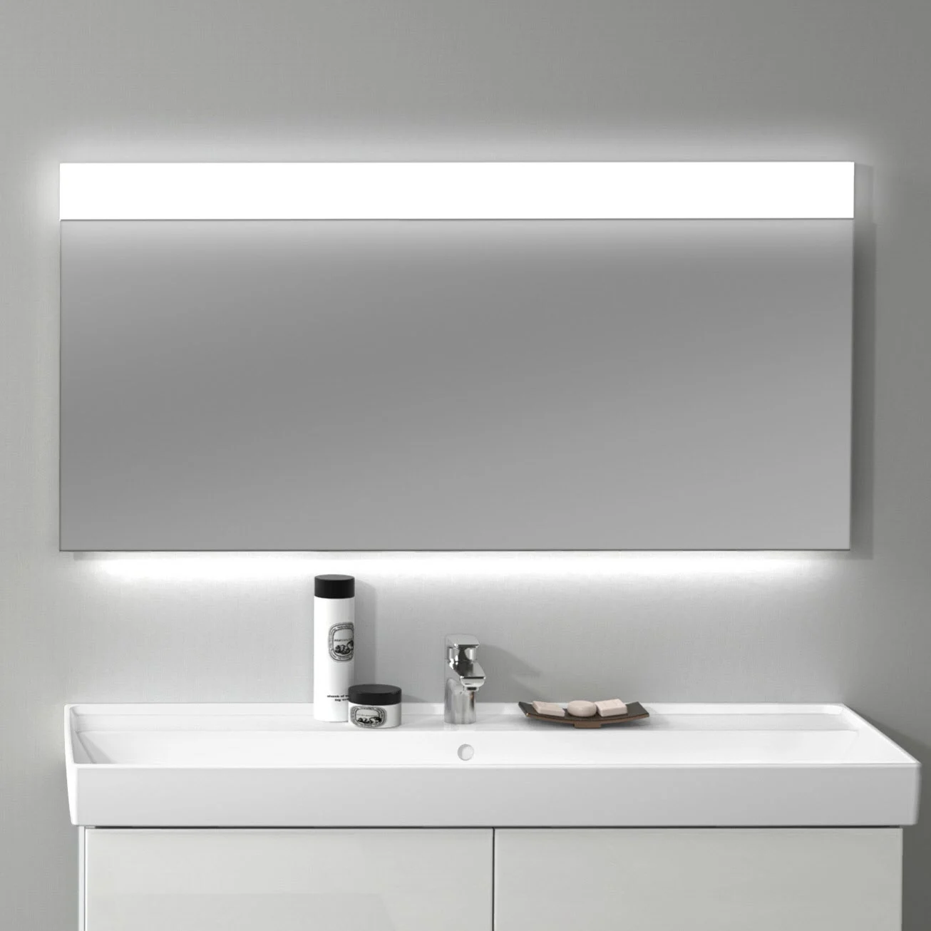 Sanipa Reflection Badspiegel LINUS 120 mit LED-Beleuchtung und Waschplatzbeleuchtung Bild 7