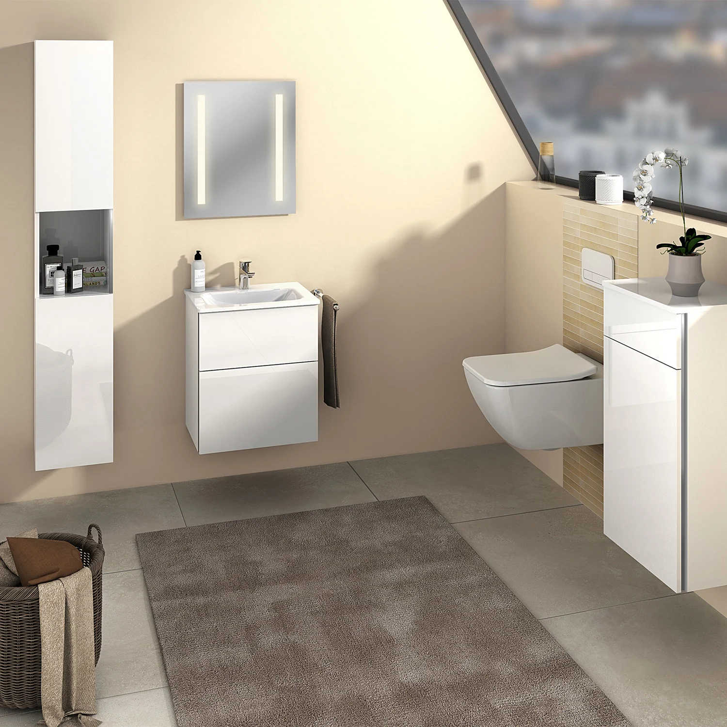 Sanipa Reflection Badspiegel LUCY 50 cm mit coolwhite LED-Beleuchtung Bild 4