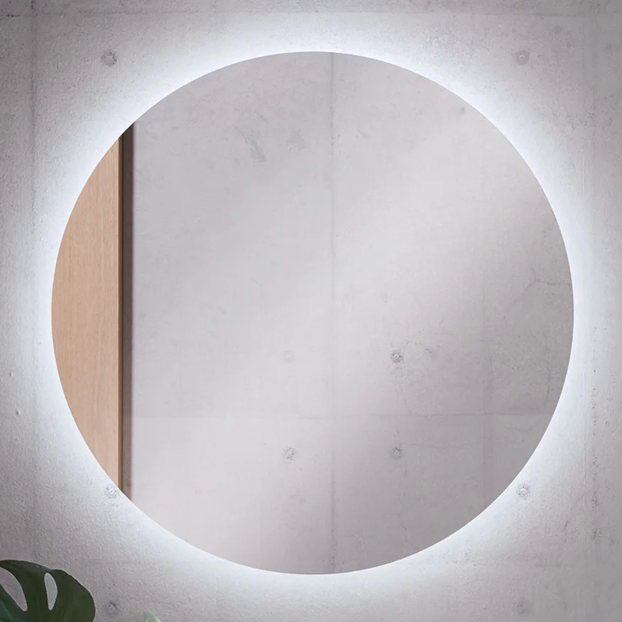 Sanipa Reflection Badspiegel LOLA 75 mit coolwhite LED-Beleuchtung und einem Durchmesser von 75 cm