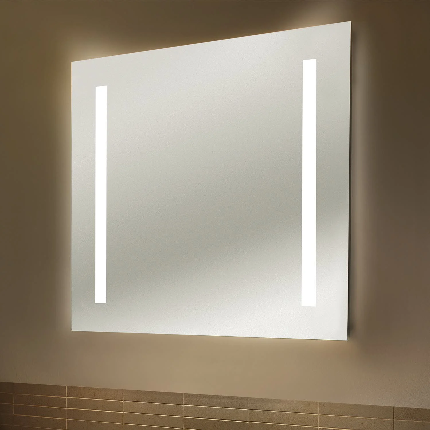 Sanipa Reflection Badspiegel LUCY 80 mit warmweißem LED-Beleuchtung und den Maßen 80 x 60 cm Bild 7