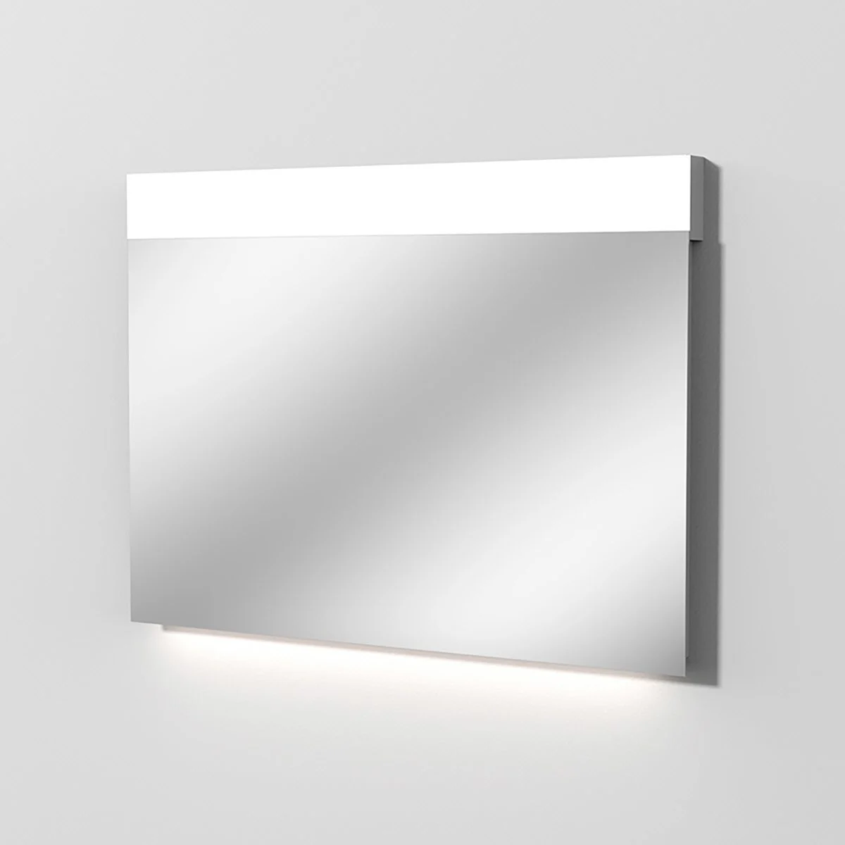 Sanipa Reflection Badspiegel LINUS 80 cm mit LED-Beleuchtung und Waschplatzbeleuchtung