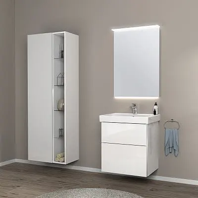 Sanipa Reflection Lichtspiegel LUCA 60 mit LED-Lichtsegel und Lichtsteuerung Bild 2