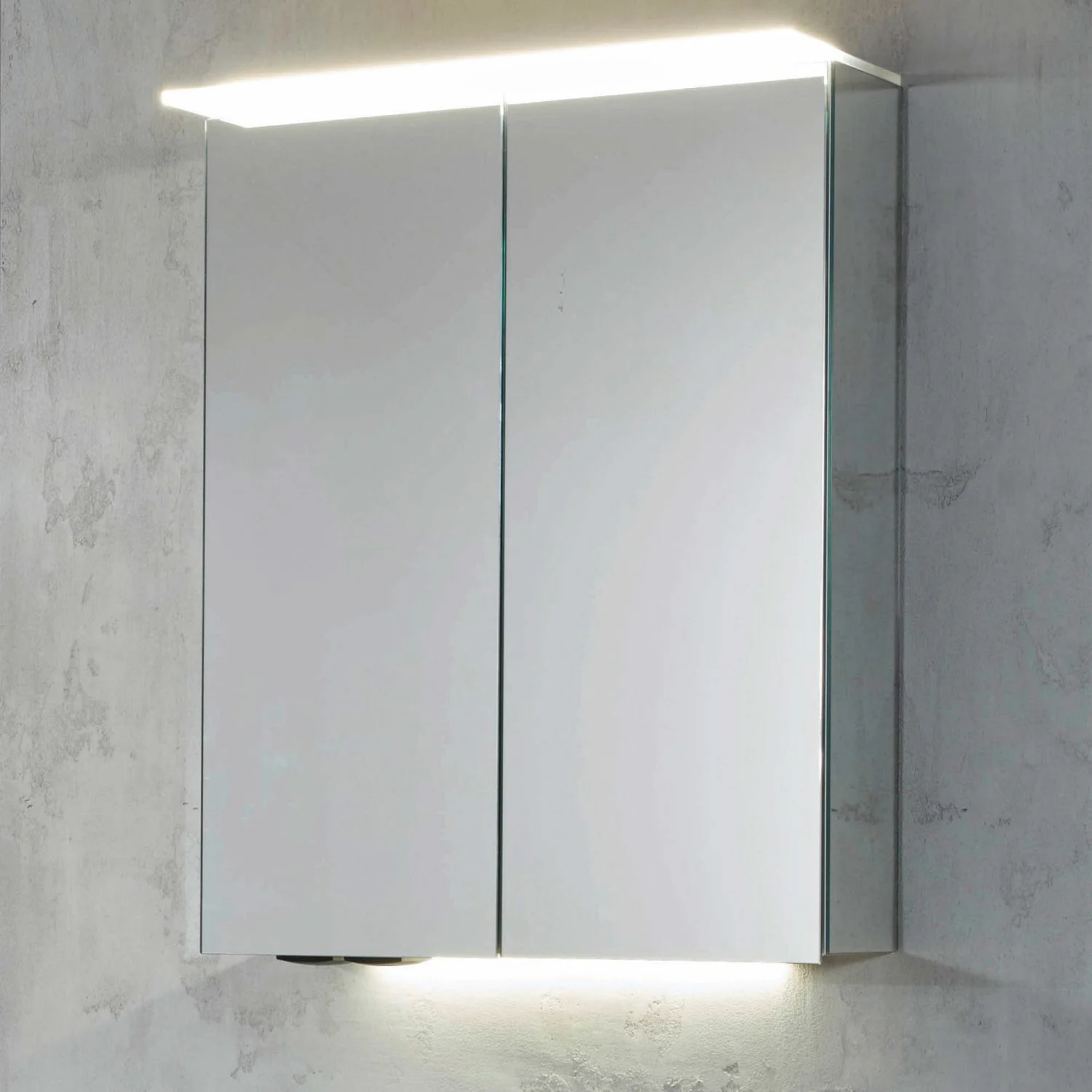 Sanipa Reflection Aluminium-Spiegelschrank ANNY 60 mit LED-Lichtsegel, mit Lichtsteuerung Bild 6