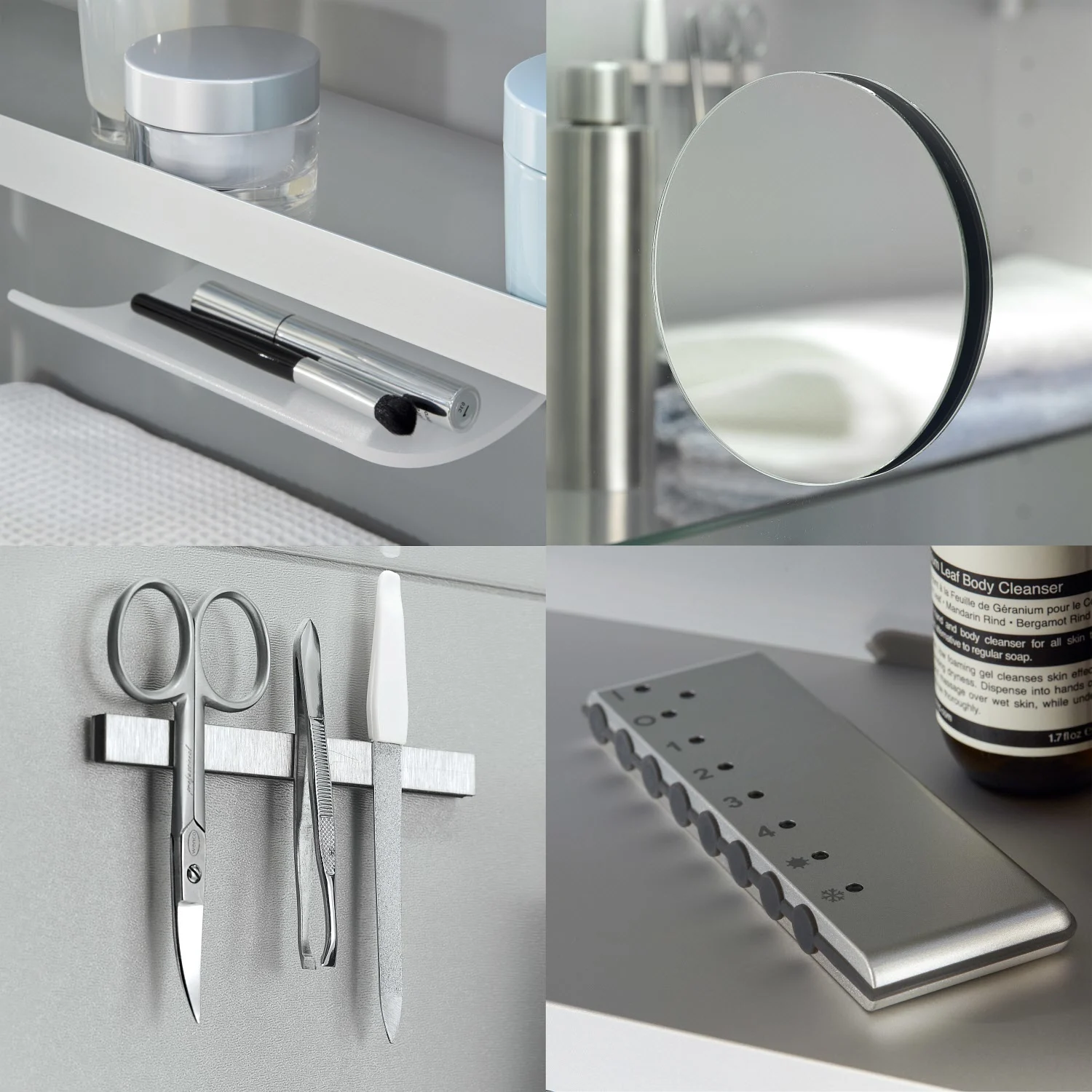 Sanipa Reflection Aluminium-Spiegelschrank ANNY 60 mit LED-Lichtsegel, mit Lichtsteuerung Bild 11