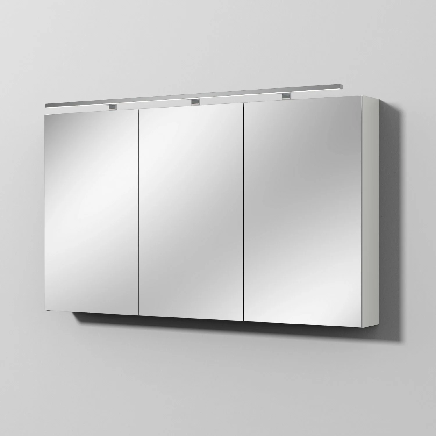 Sanipa Reflection Spiegelschrank MILLA 130 mit LED-Aufsatzleuchte