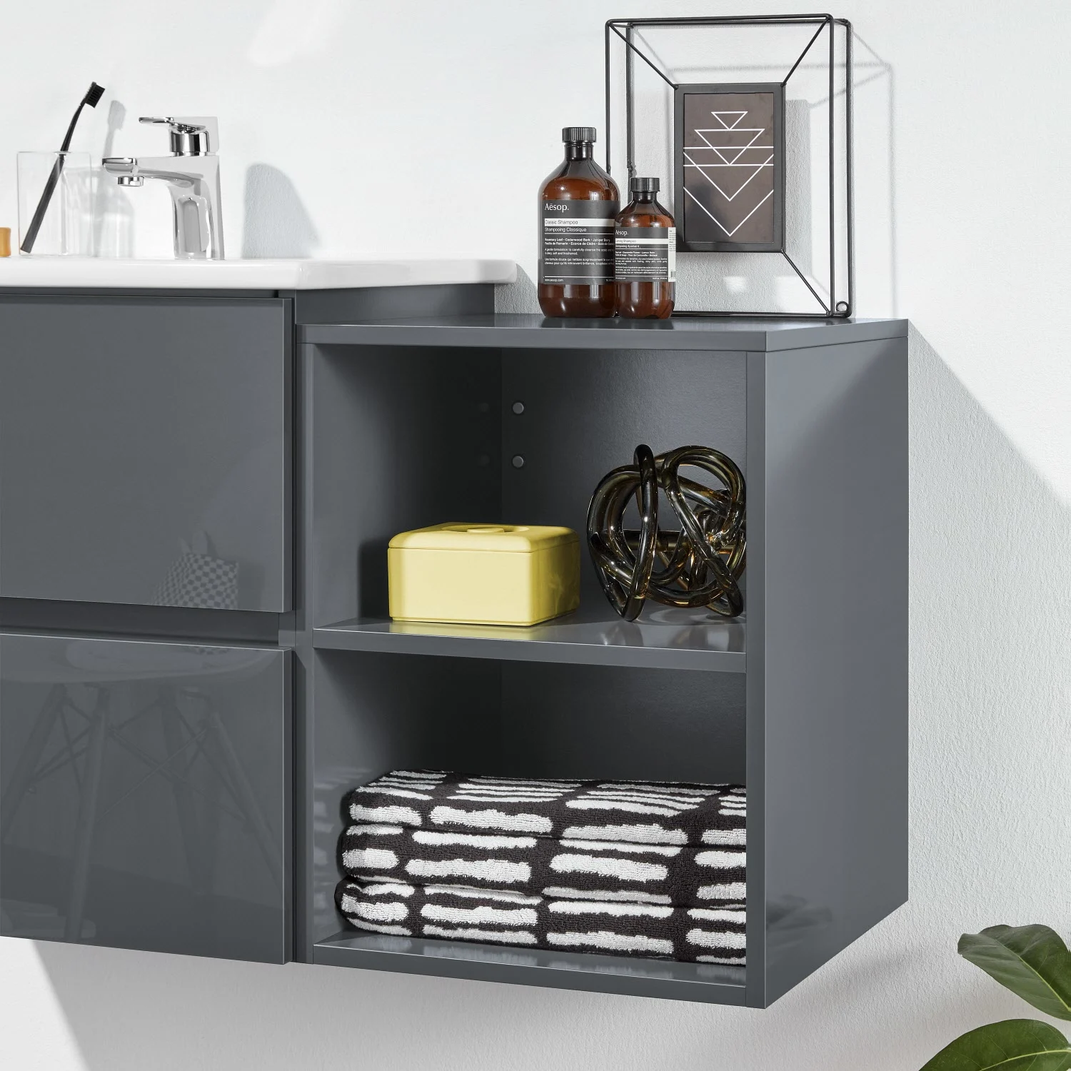 Sanipa Solo One Euphoria/Harmonia Anbauregal 40 x 52 cm Bild 3