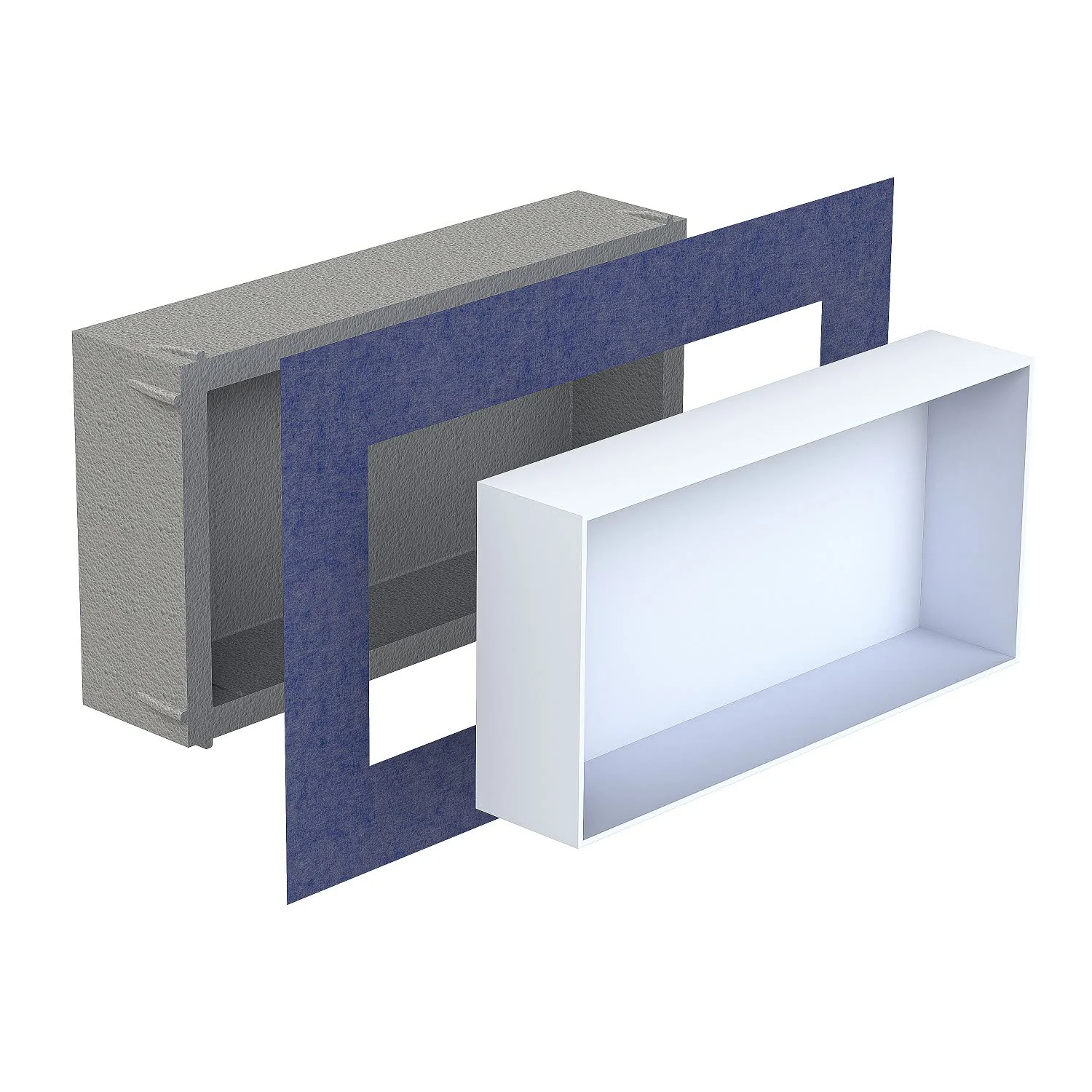 Schedel Nischeneinsatz 30 x 60 x 12 cm rahmenlos