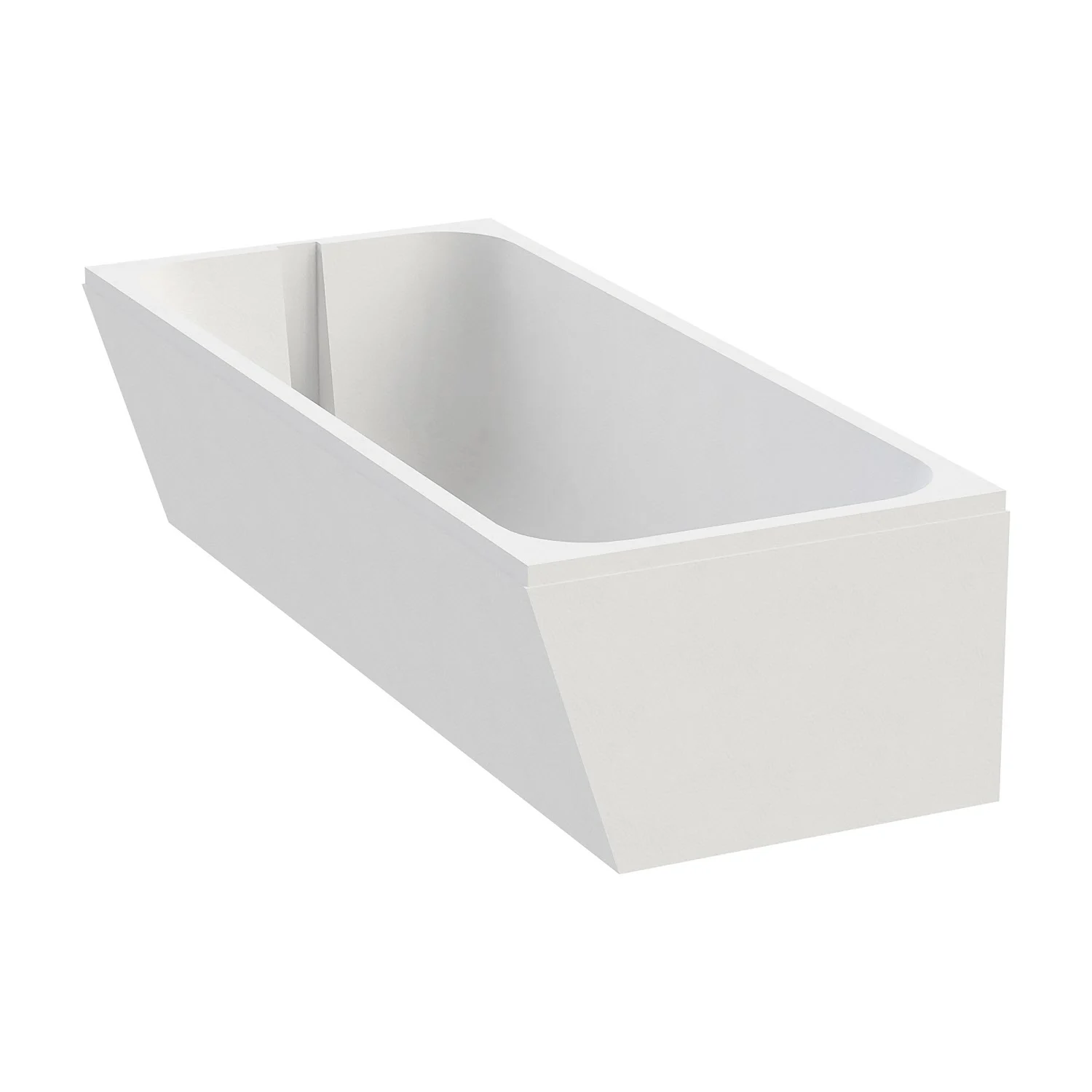 Schedel SuPERIO UNO Wannenträger mit 1 geraden und 1 schrägen Seite, Wannenmaß 160 x 70 cm