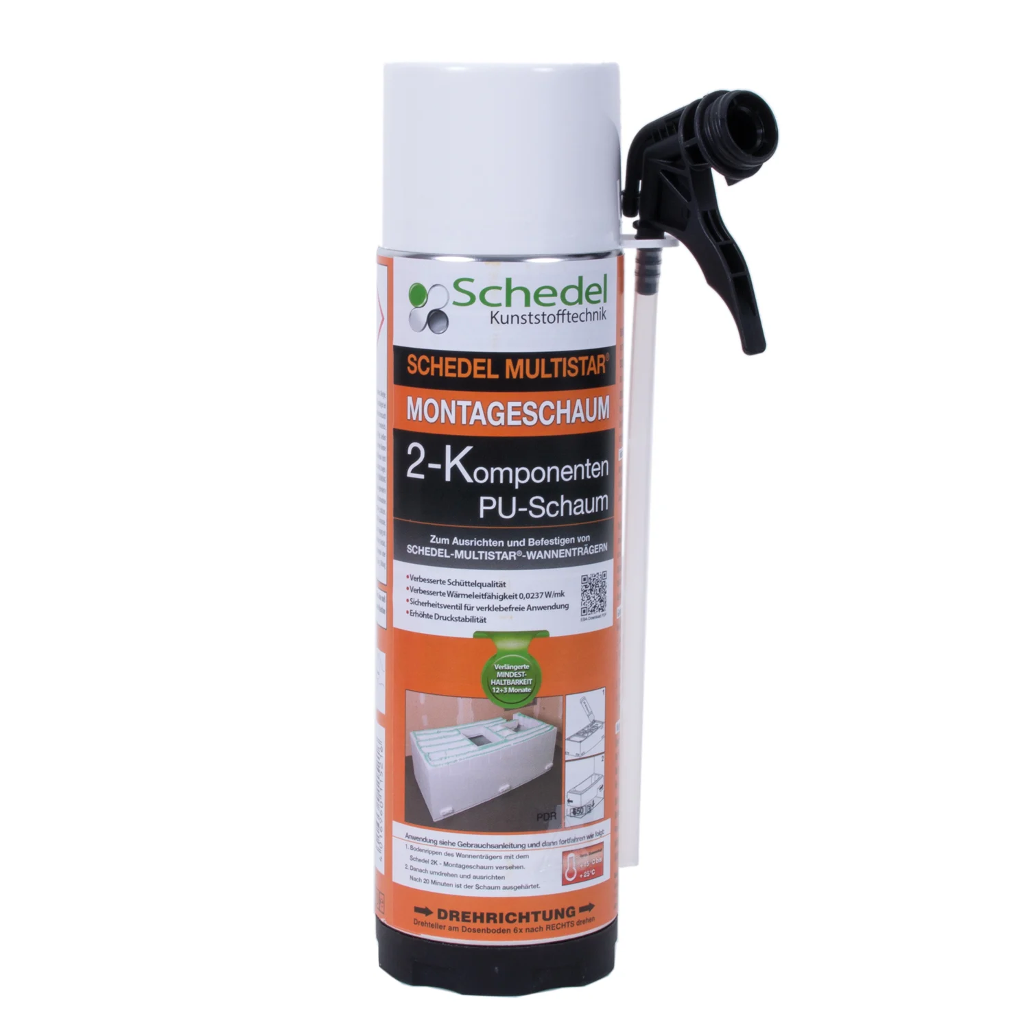 Schedel Multistar 2-Komponenten Montageschaum 400 ml