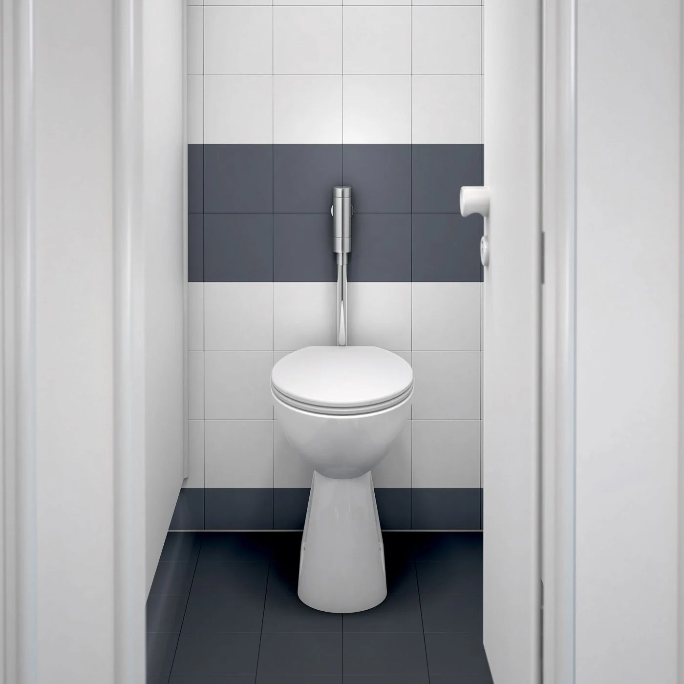 Schell WC-Spülarmatur SCHELLOMAT Basic SV mit integriertem Absperrventil Bild 2