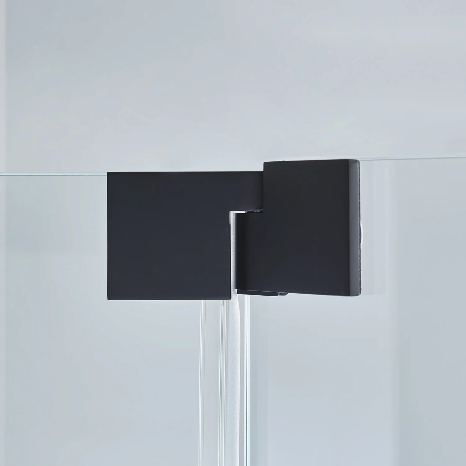 Sprinz Omega Black Edition Viereck-Dusche mit Pendeltür 90 x 90 x 200 cm Bild 2