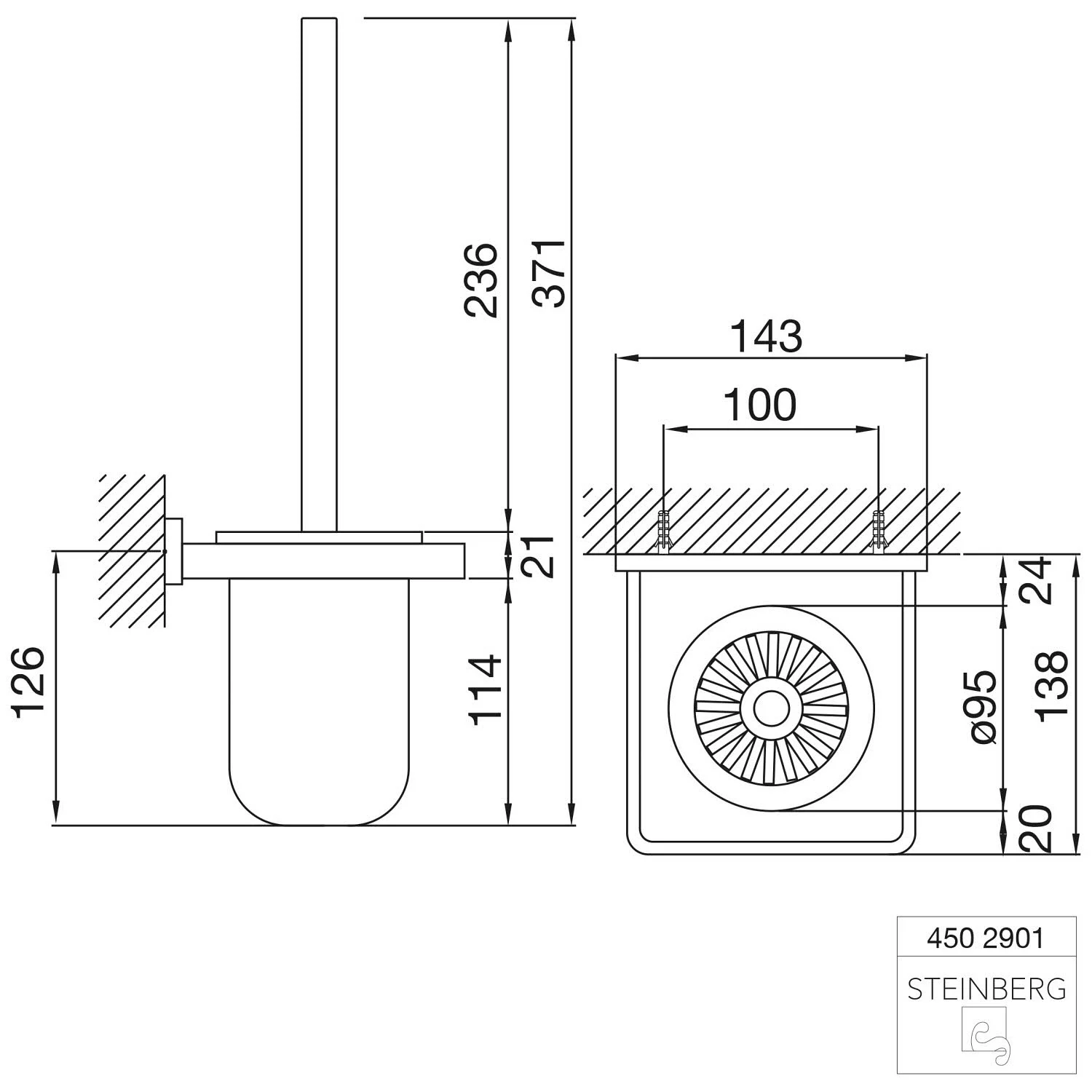 Steinberg Serie 450 Bürstengarnitur Bild 2