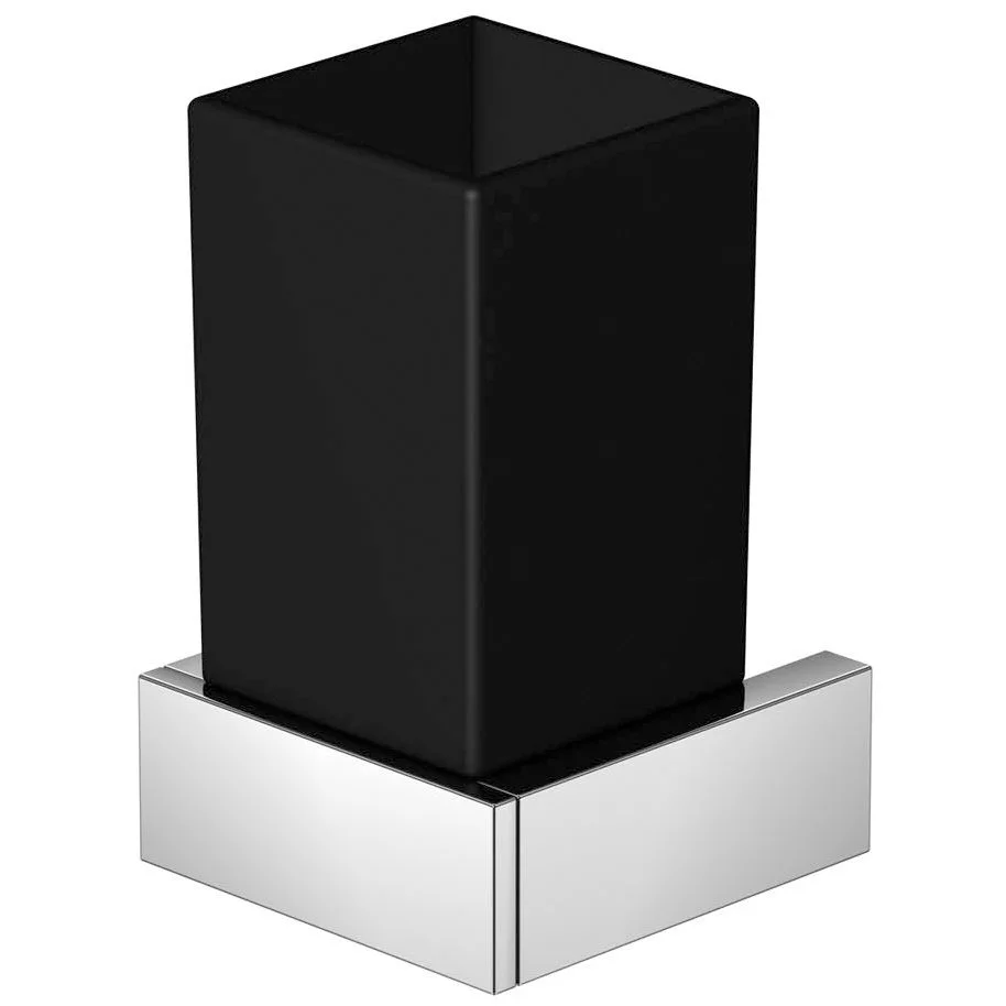 Steinberg Serie 460 Glashalter, mit Glas satiniert schwarz