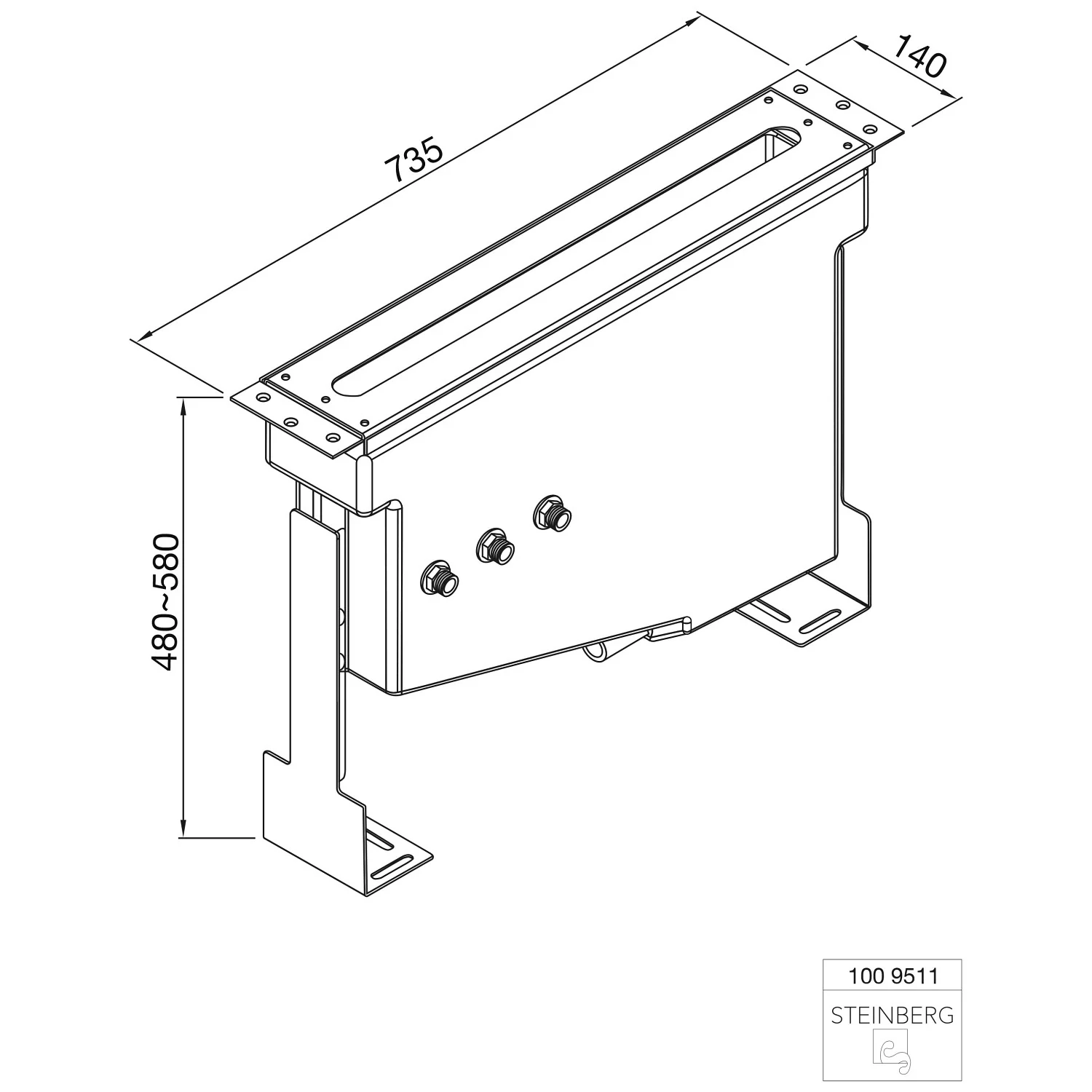 Steinberg Montagegestell mit Montageplatte Bild 2
