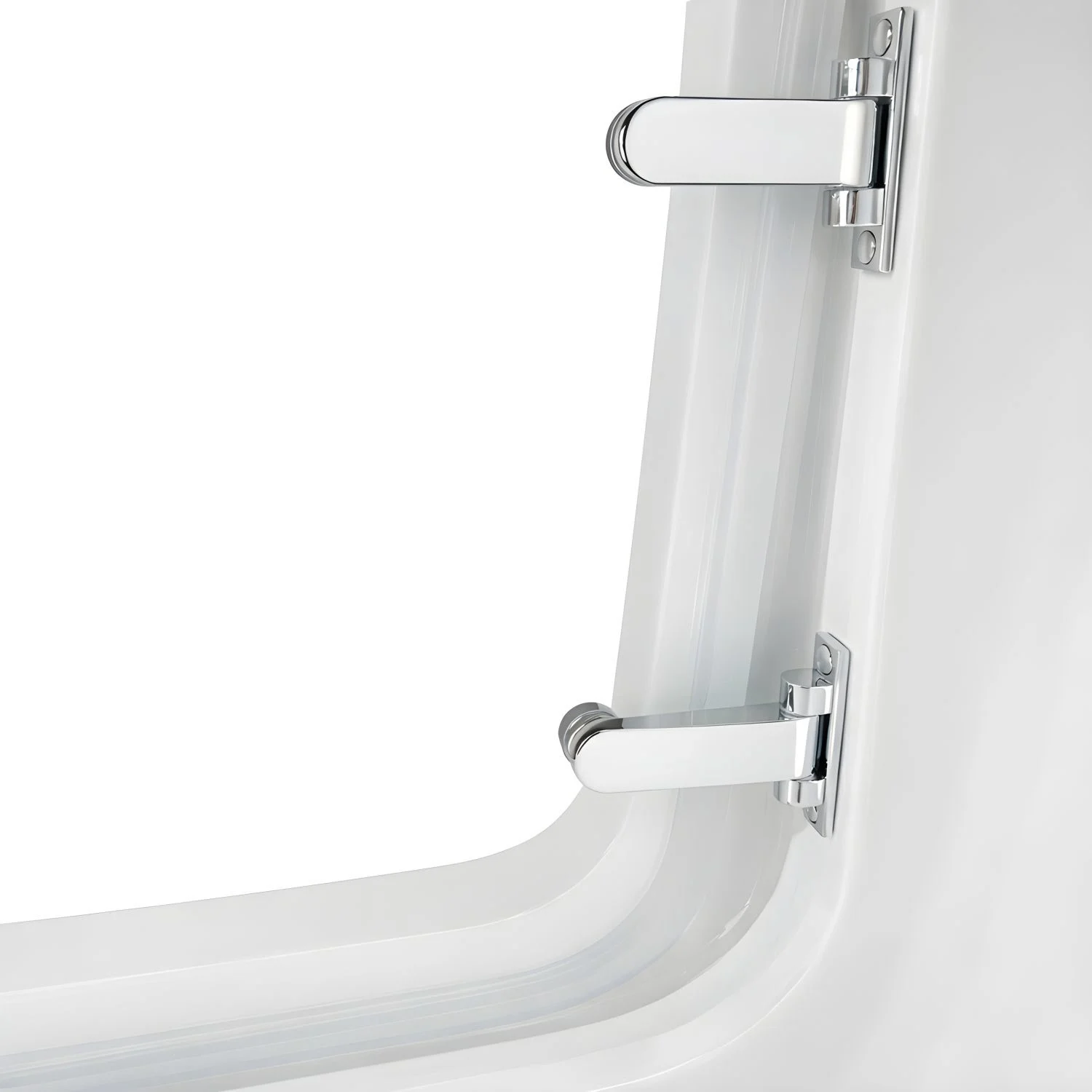 Steinkamp easy entry Badewanne 170 x 75 cm mit Glastür links, Trio Ablauf und Styrodurverkleidung Bild 3
