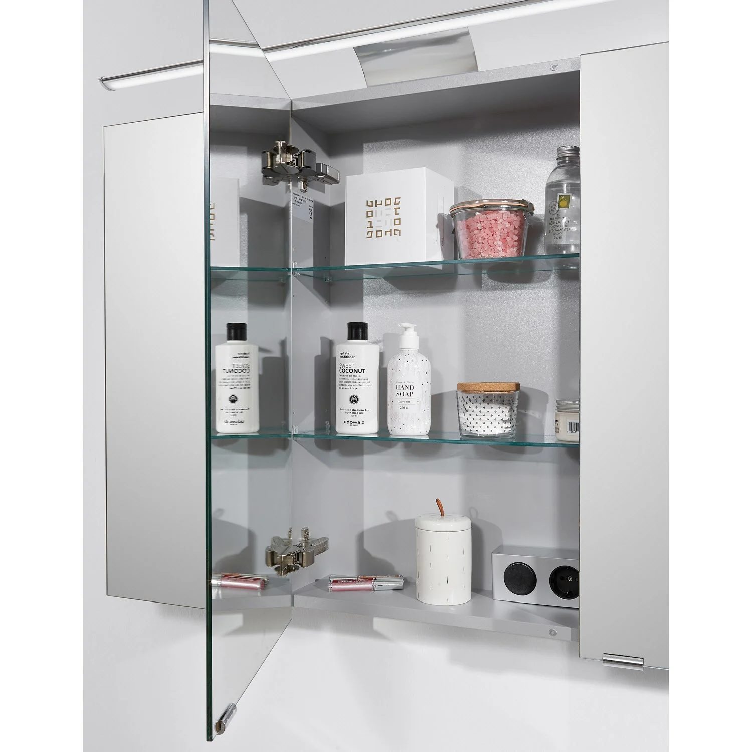 Steinkamp Life 2.0 Spiegelschrank 100 cm mit LED Aufsatzleuchte Bild 4