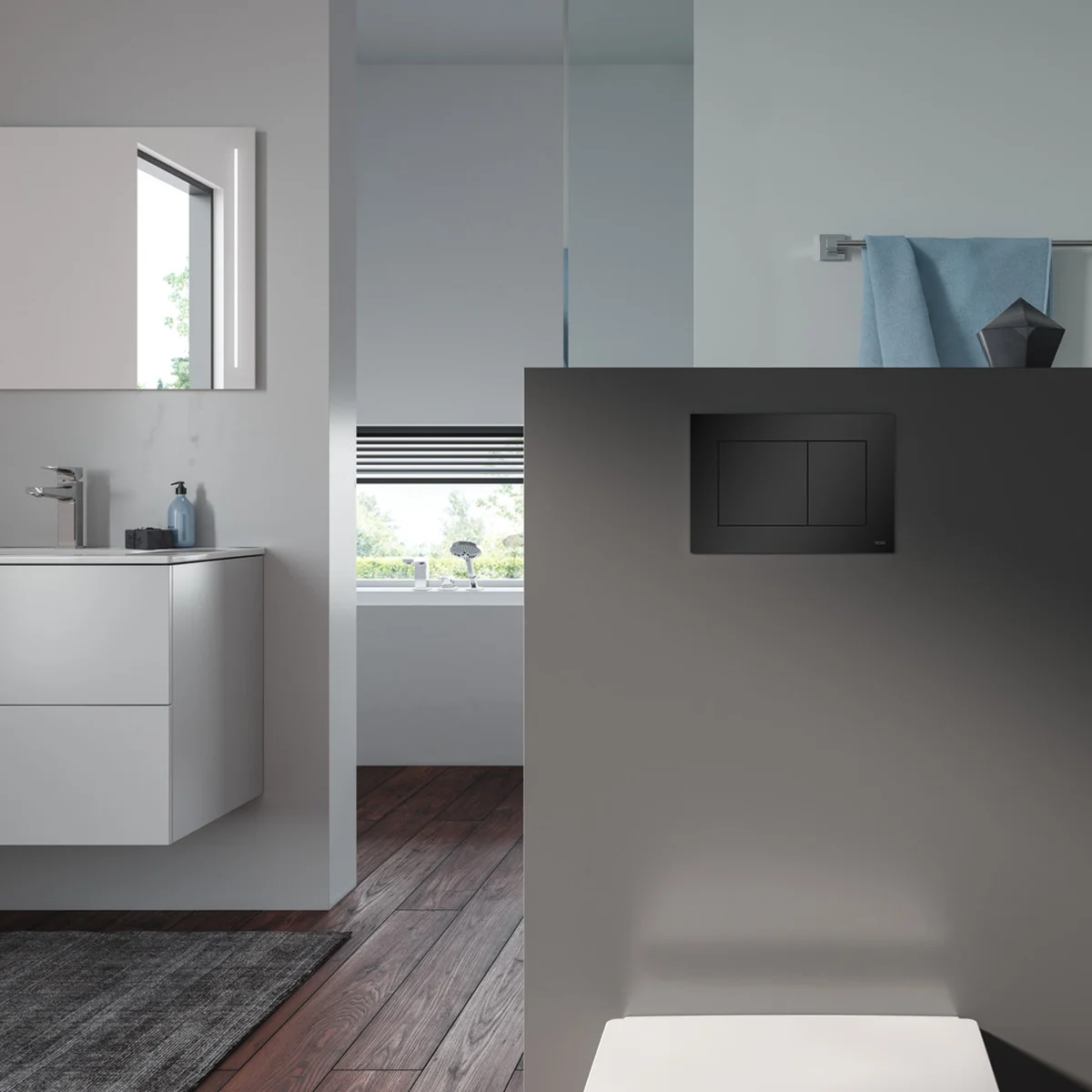 TECE TECEnow WC-Betätigungsplatte für Zweimengentechnik Bild 2