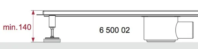 TECE TECEdrainline Ablauf max. DN 70 Auslauf seitlich Bild 3