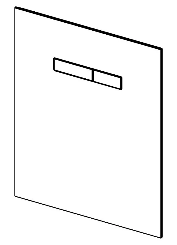 TECE TECElux WC-Betätigungsplatte mit manueller Betätigung Bild 3
