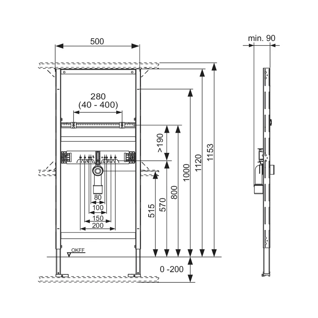 TECE TECEprofil Waschtischmodul Bild 2
