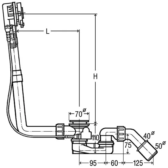 Viega Multiplex Trio Funktionseinheit 6161.72 Ab- und Überlaufgarnitur Überlänge Bild 2
