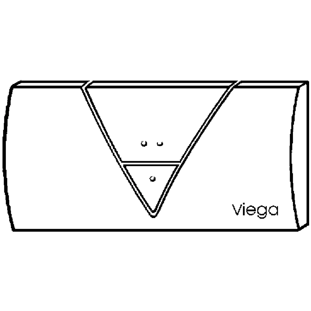Viega Visign for Life 1 WC Betätigungsplatte Modell 8310.3 Bild 2