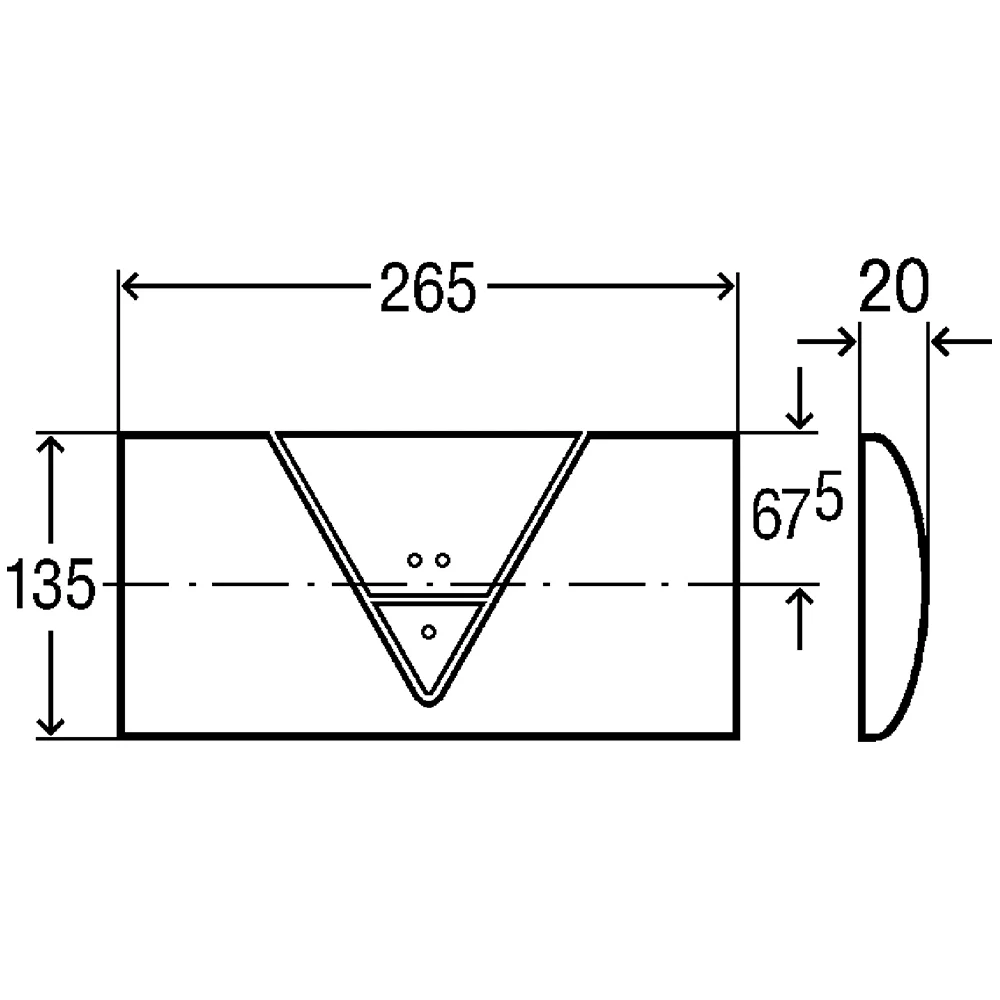 Viega Visign for Life 1 WC Betätigungsplatte Modell 8310.3 Bild 3