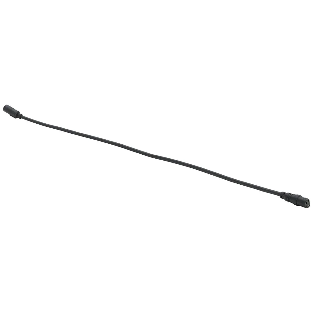 Czarny kabel przedłużający w widoku bocznym, Viega
