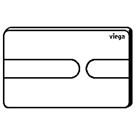 Viega WC-Betätigungsplatte für Prevista Visign for Style 23, Modell 8613.1 Bild 3