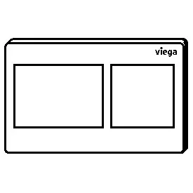 Viega WC-Betätigungsplatte für Prevista Visign for Style 21, Modell 8611.1 Bild 3