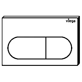 Viega WC-Betätigungsplatte für Prevista Visign for Life 6, Modell 8602.1 Bild 3