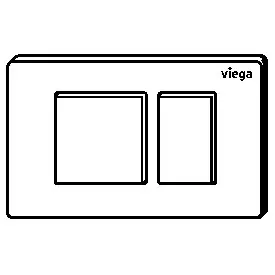 Viega WC-Betätigungsplatte für Prevista Visign for Public 10, Modell 8630.1 Bild 3