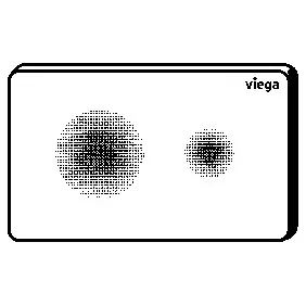 Viega WC-Betätigungsplatte für Prevista Visign for Style 25, Modell 8615.1 Bild 3