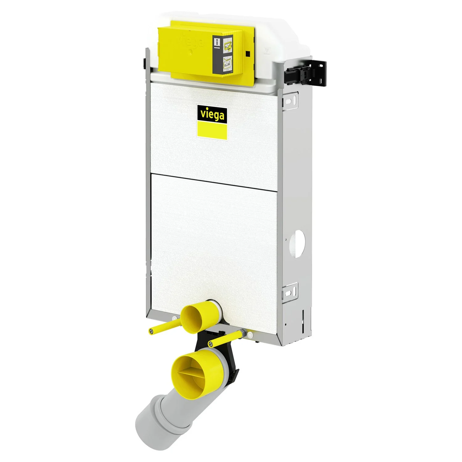 Viega Prevista Pure-WC-Block mit Lüfteranschluss, 107,7 cm, Modell 8512.31