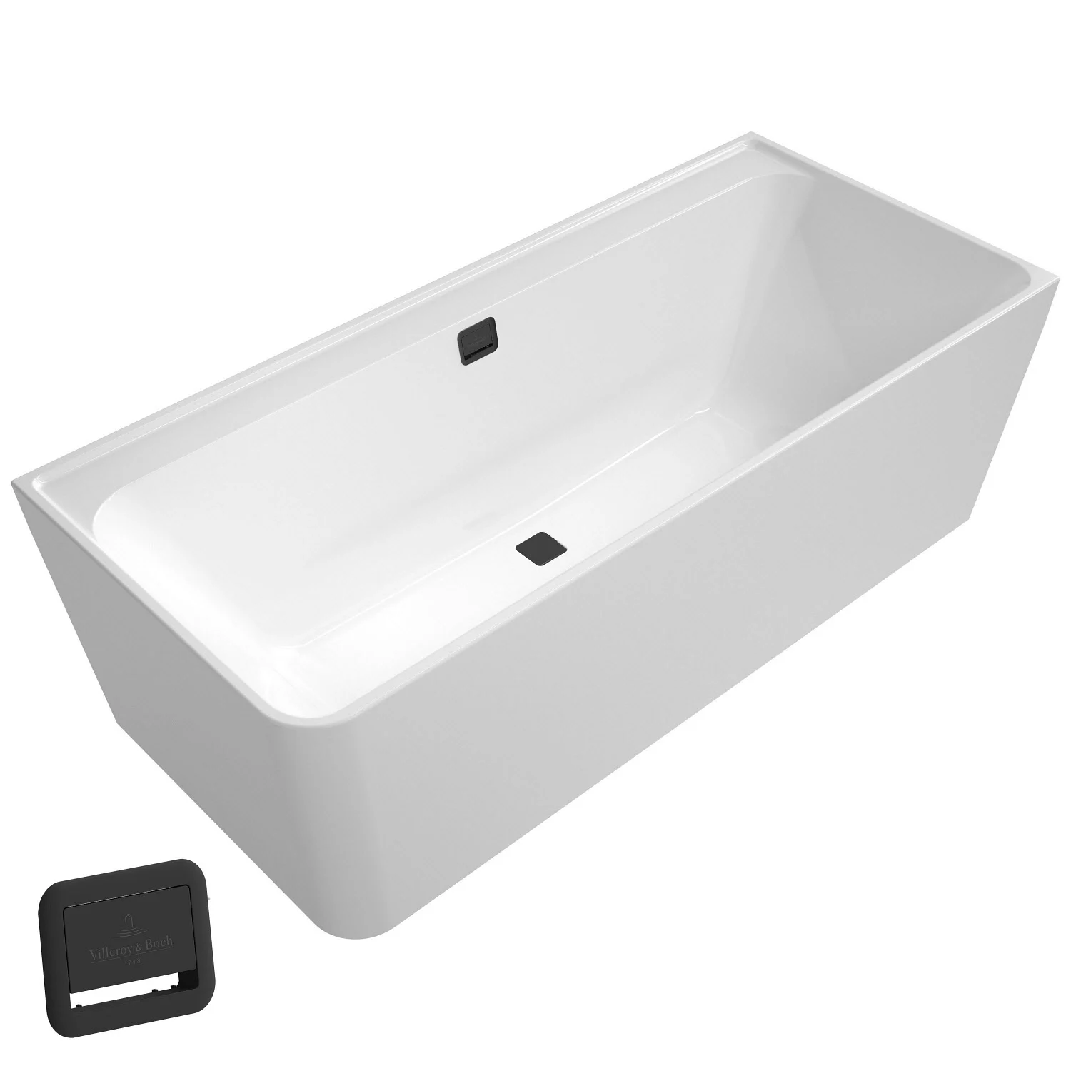 Villeroy & Boch Collaro Vorwand-Badewanne Duo 179 x 79 cm für Eckeinbau rechts Bild 2