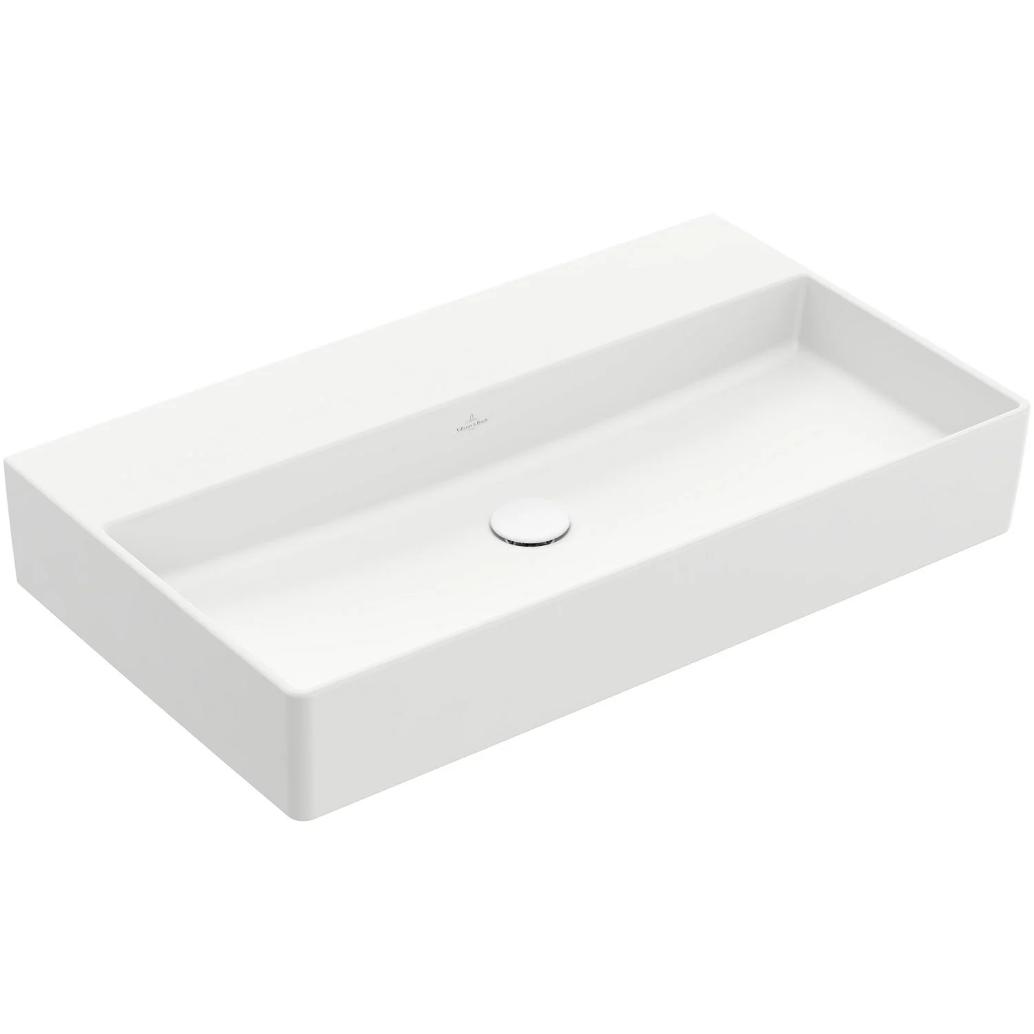 Biała umywalka z widokiem z boku, Villeroy & Boch