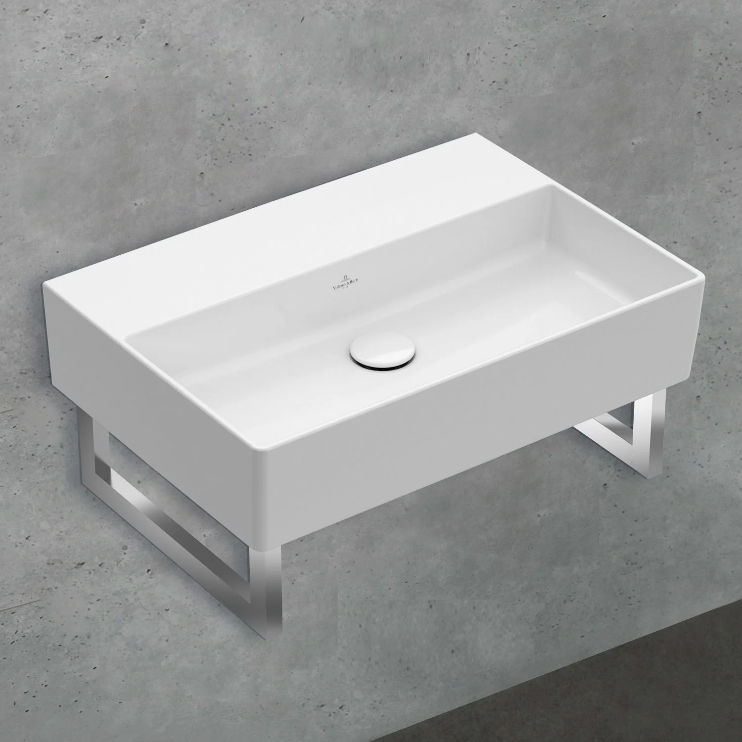 Umywalka widok z przodu bez baterii, Villeroy & Boch