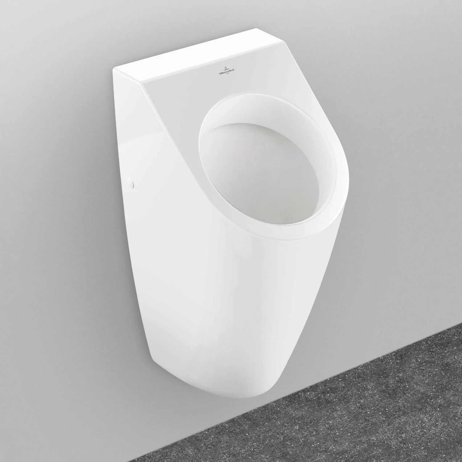 Villeroy & Boch Architectura Absaug-Urinal, mit Zielobjekt, Zulauf verdeckt