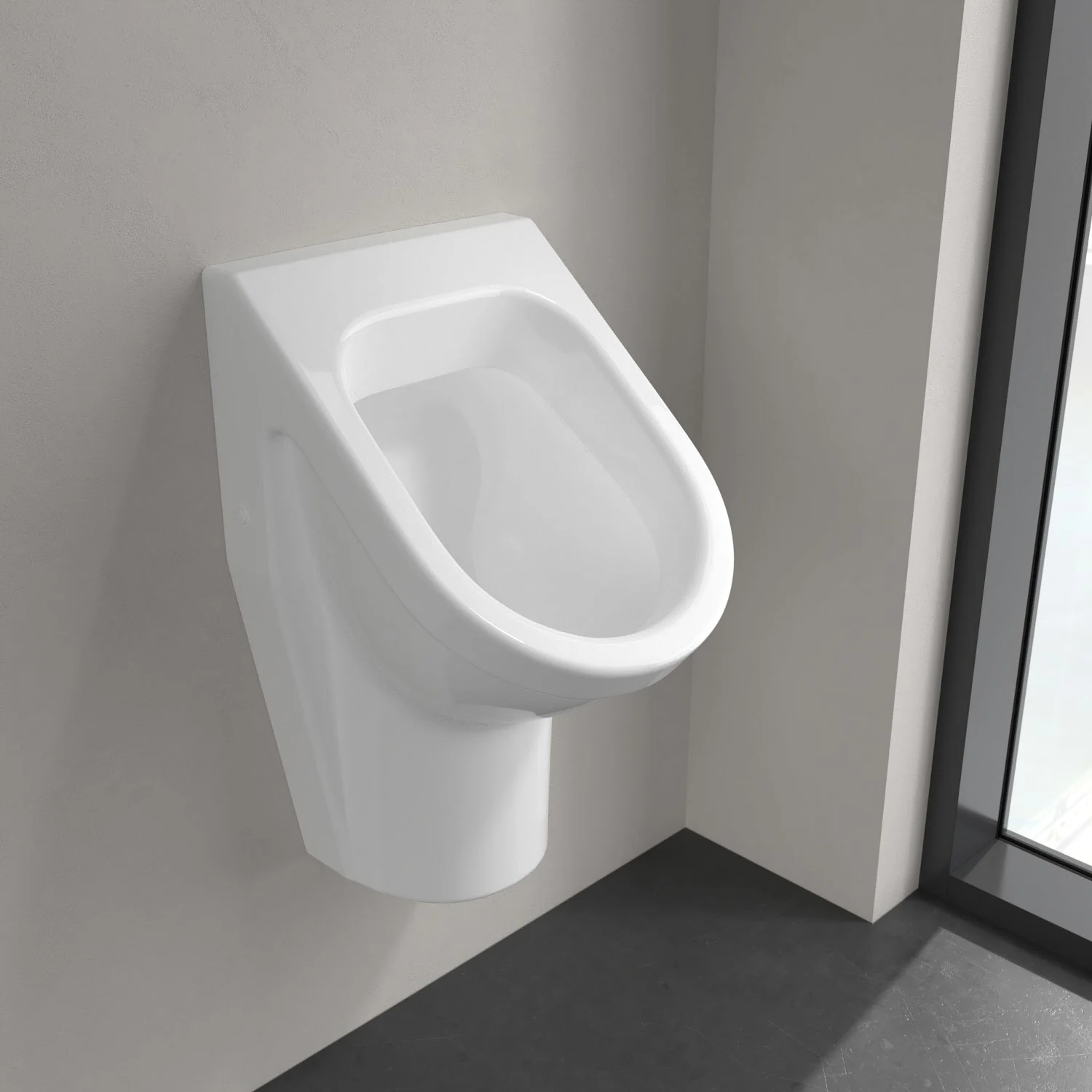 Villeroy & Boch Architectura Absaug-Urinal mit Zielobjekt, Zulauf verdeckt Bild 4